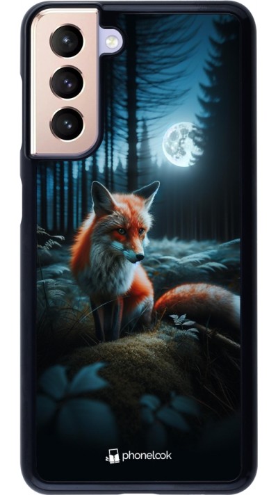 Samsung Galaxy S21 5G Case Hülle - Fuchs Mond Wald