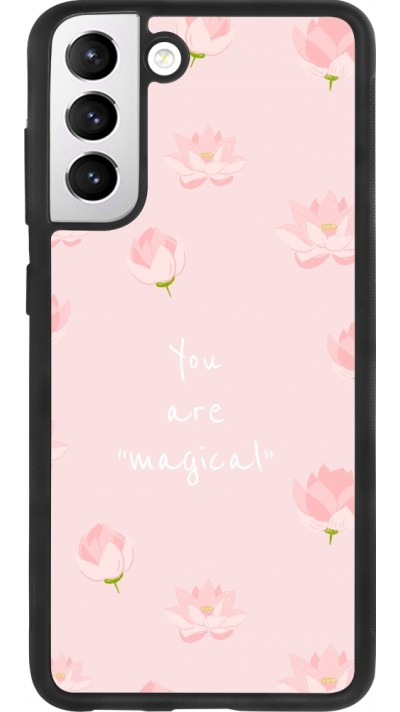 Samsung Galaxy S21 FE 5G Case Hülle - Silikon schwarz Mom 2023 your are magical