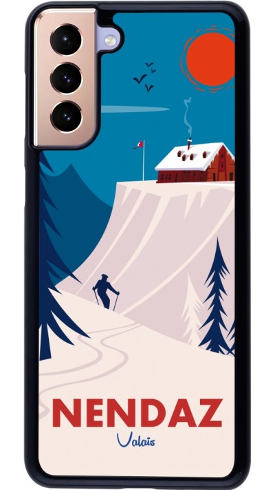 Samsung Galaxy S21+ 5G Case Hülle - Nendaz Cabane Ski