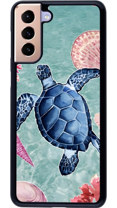 Samsung Galaxy S21+ 5G Case Hülle - Preppy Turtle