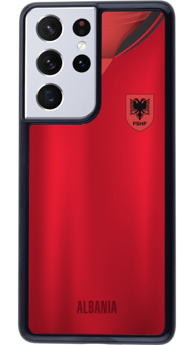 Samsung Galaxy S21 Ultra 5G Case Hülle - Albanien personalisierbares Fussballtrikot