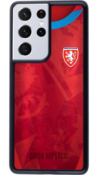 Samsung Galaxy S21 Ultra 5G Case Hülle - Tschechische Republik personalisierbares Fussballtrikot