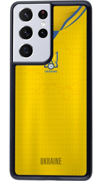 Samsung Galaxy S21 Ultra 5G Case Hülle - Fussballtrikot Ukraine