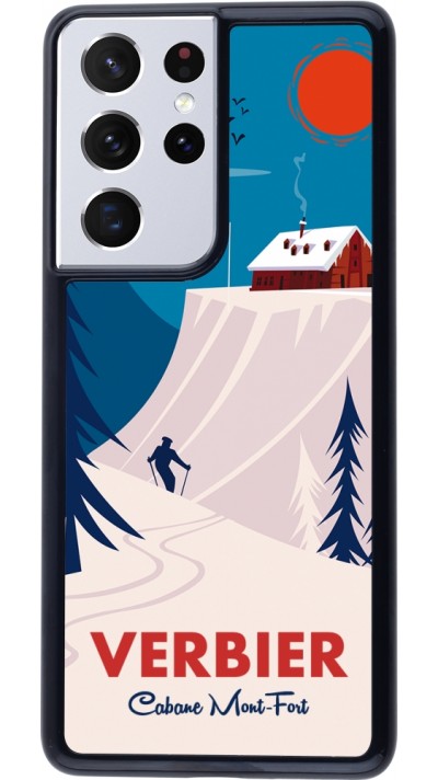 Coque Samsung Galaxy S21 Ultra 5G - Verbier Cabane Mont-Fort