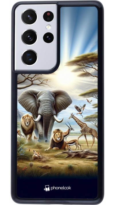 Coque Samsung Galaxy S21 Ultra 5G - Vie sauvage africaine