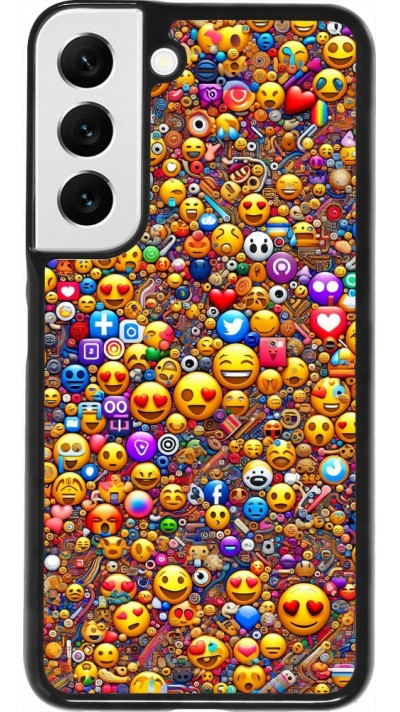 Samsung Galaxy S22 Case Hülle - Emoji gemischt