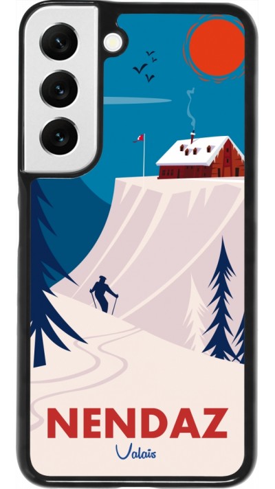 Samsung Galaxy S22 Case Hülle - Nendaz Cabane Ski