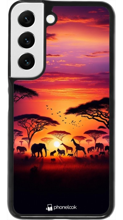 Coque Samsung Galaxy S22 - Safari sunset wildlife