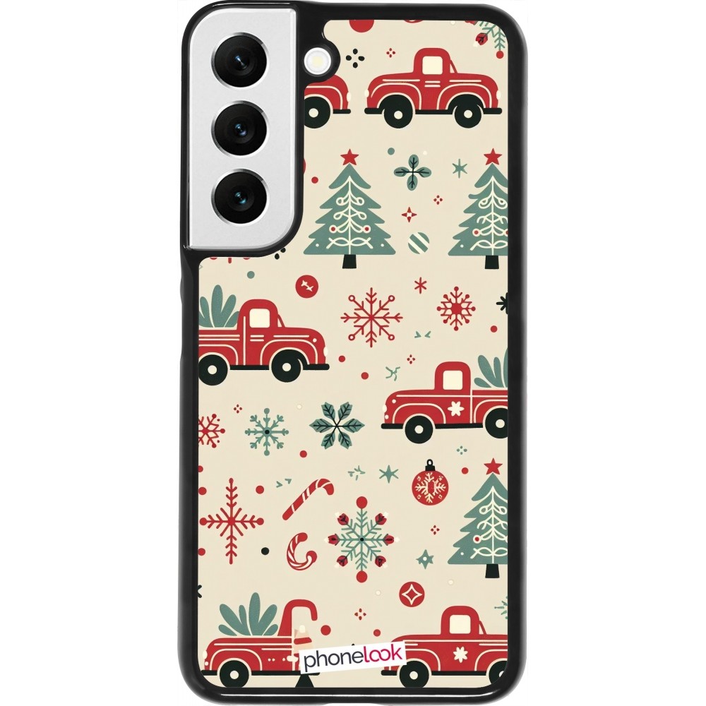 Coque Samsung Galaxy S22 - Noël 2024 Camion Sapin