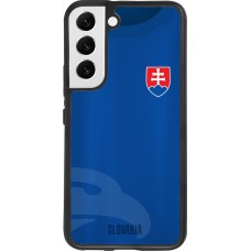 Samsung Galaxy S22 Case Hülle - Silikon schwarz Fussballtrikot Slowakei