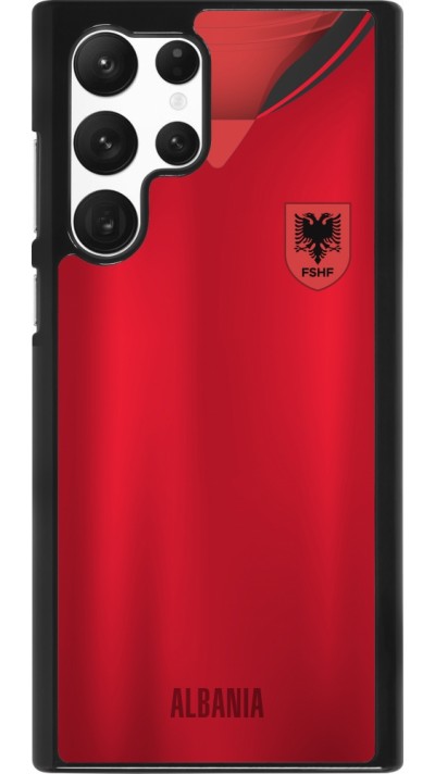 Samsung Galaxy S22 Ultra Case Hülle - Albanien personalisierbares Fussballtrikot