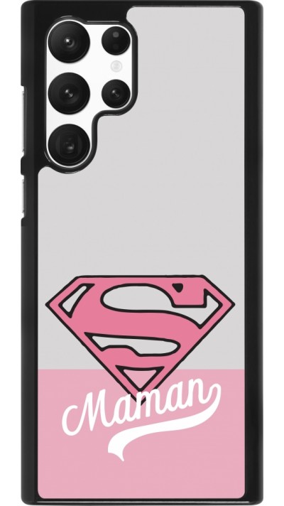 Samsung Galaxy S22 Ultra Case Hülle - Mom 2024 Super hero maman