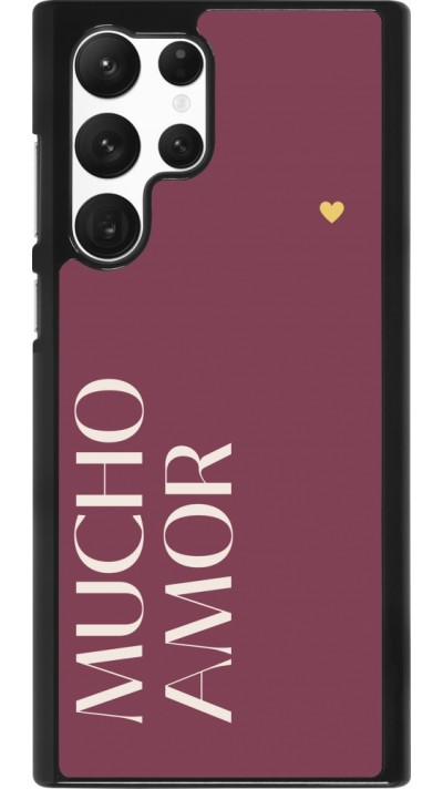 Coque Samsung Galaxy S22 Ultra - Valentine 2024 mucho amor rosado