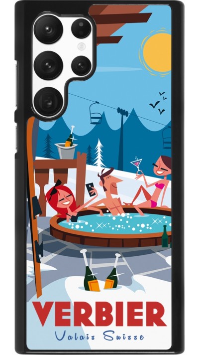 Coque Samsung Galaxy S22 Ultra - Verbier Mountain Jacuzzi