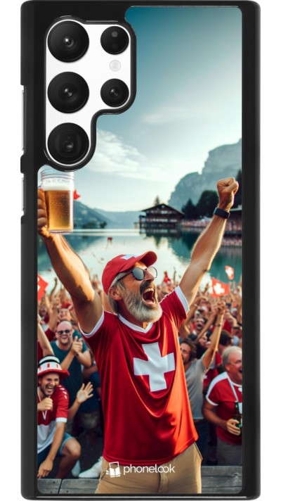 Samsung Galaxy S22 Ultra Case Hülle - Schweizer Sieg Fanzone Euro 2024
