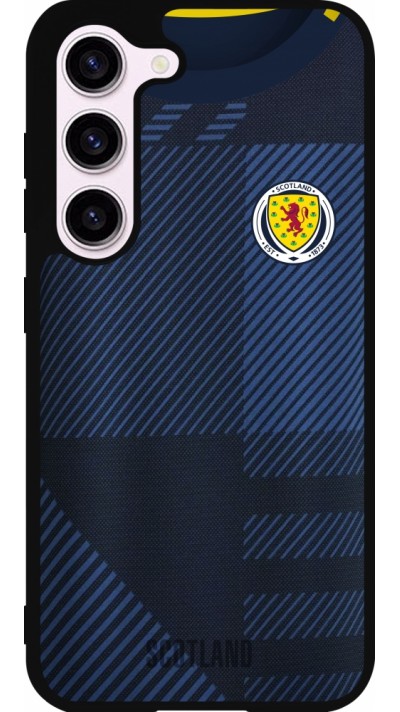 Samsung Galaxy S23 Case Hülle - Silikon schwarz Schottland personalisierbares Fussballtrikot
