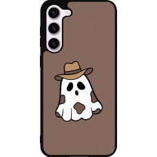 Coque Samsung Galaxy S23+ - Silicone rigide noir Halloween 2024 cowboy ghost