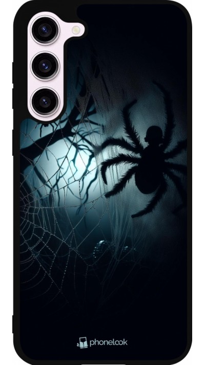 Samsung Galaxy S23+ Case Hülle - Silikon schwarz Halloween 2024 Dunkle Spinne