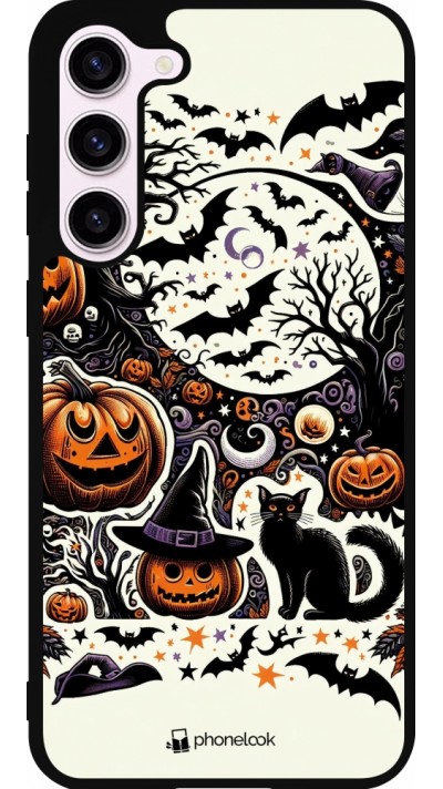 Samsung Galaxy S23+ Case Hülle - Silikon schwarz Halloween 2024 Spuk