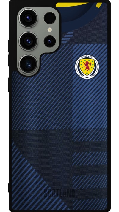Samsung Galaxy S23 Ultra Case Hülle - Silikon schwarz Schottland personalisierbares Fussballtrikot