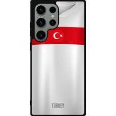 Samsung Galaxy S23 Ultra Case Hülle - Silikon schwarz Türkei personalisierbares Fussballtrikot