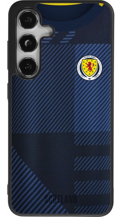 Samsung Galaxy S24 Case Hülle - Silikon schwarz Schottland personalisierbares Fussballtrikot