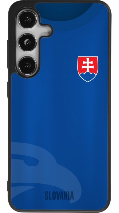 Samsung Galaxy S24 Case Hülle - Silikon schwarz Fussballtrikot Slowakei