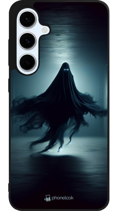 Coque Samsung Galaxy S24 FE - Silicone rigide noir Halloween 2024 Spectral Shadow