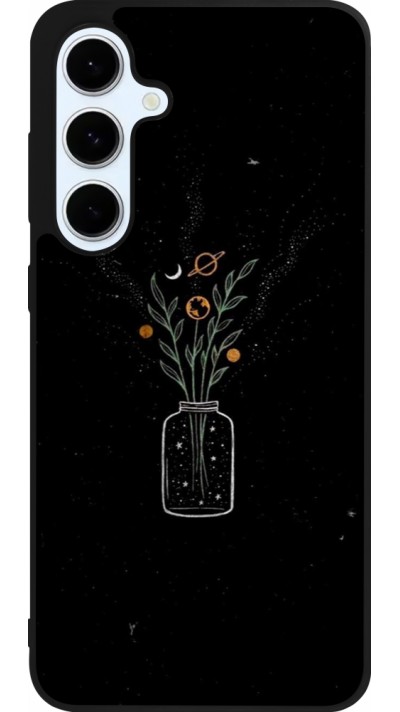 Samsung Galaxy S24 FE Case Hülle - Silikon schwarz Vase black