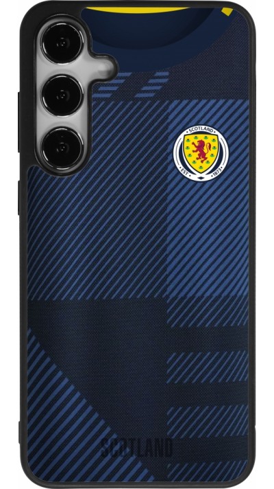 Samsung Galaxy S24+ Case Hülle - Silikon schwarz Schottland personalisierbares Fussballtrikot
