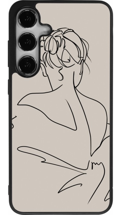 Samsung Galaxy S24+ Case Hülle - Silikon schwarz Salnikova 05