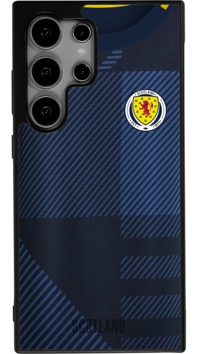 Samsung Galaxy S24 Ultra Case Hülle - Silikon schwarz Schottland personalisierbares Fussballtrikot