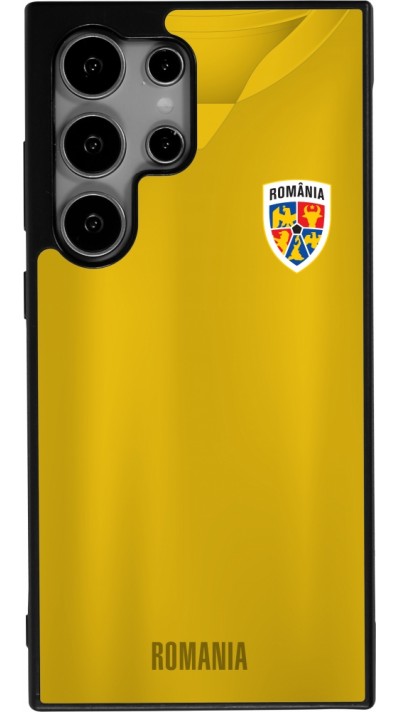 Samsung Galaxy S24 Ultra Case Hülle - Silikon schwarz Fussballtrikot Rumänien