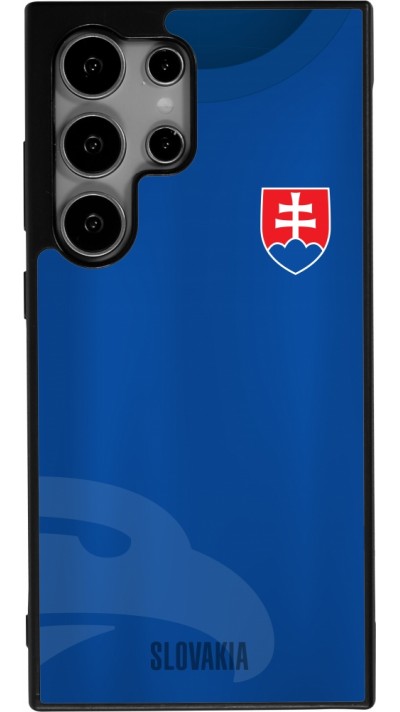 Samsung Galaxy S24 Ultra Case Hülle - Silikon schwarz Fussballtrikot Slowakei
