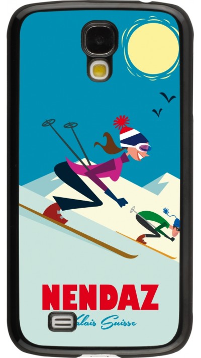 Samsung Galaxy S4 Case Hülle - Nendaz Ski Downhill
