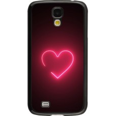 Samsung Galaxy S4 Case Hülle - Valentine 2023 single neon heart