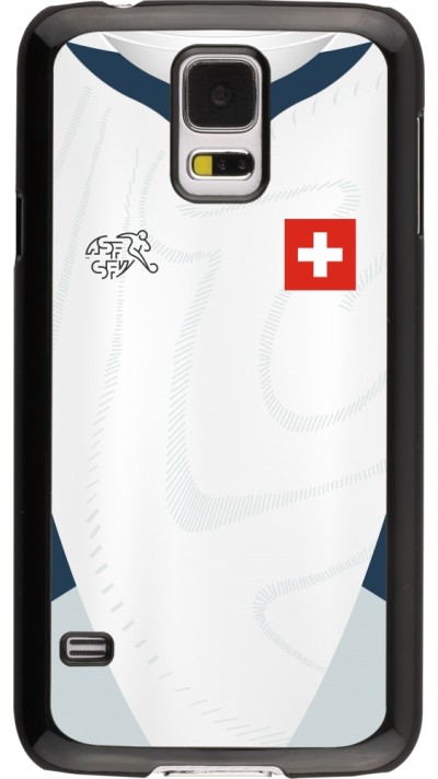 Samsung Galaxy S5 Case Hülle - Schweiz Away personalisierbares Fussballtrikot