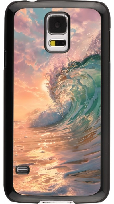 Samsung Galaxy S5 Case Hülle - Wave Sunset