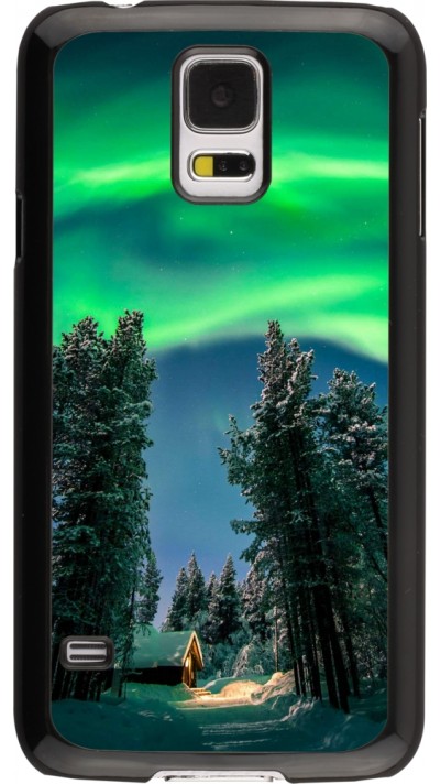 Samsung Galaxy S5 Case Hülle - Winter 22 Northern Lights