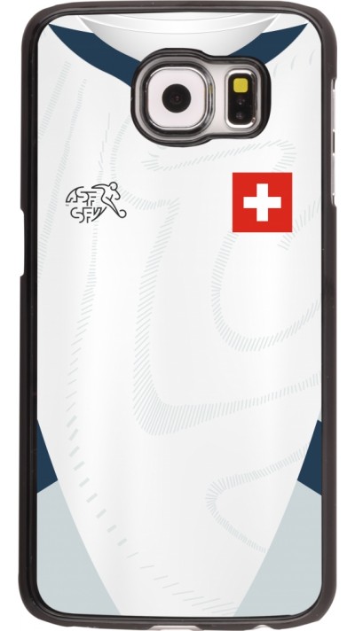 Samsung Galaxy S6 Case Hülle - Schweiz Away personalisierbares Fussballtrikot