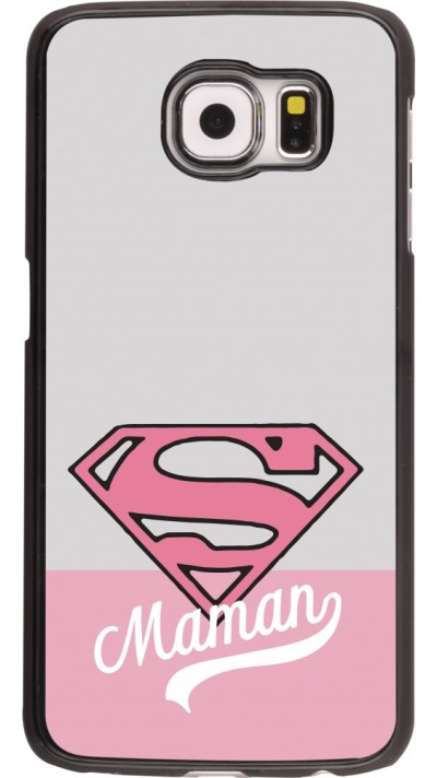 Coque Samsung Galaxy S6 - Mom 2024 Super hero maman