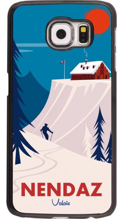 Samsung Galaxy S6 Case Hülle - Nendaz Cabane Ski