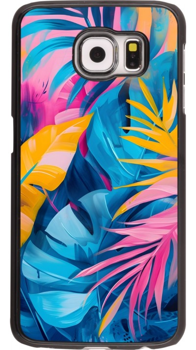 Coque Samsung Galaxy S6 - Palms Blue