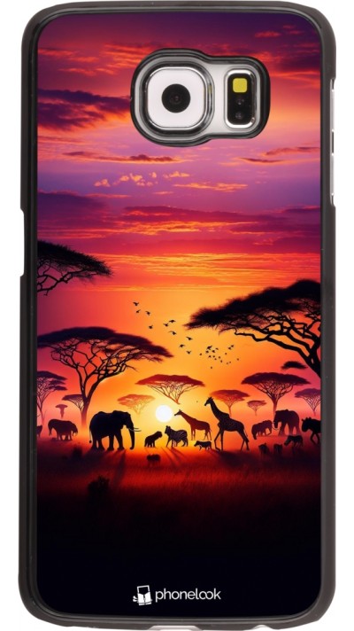 Coque Samsung Galaxy S6 - Safari sunset wildlife