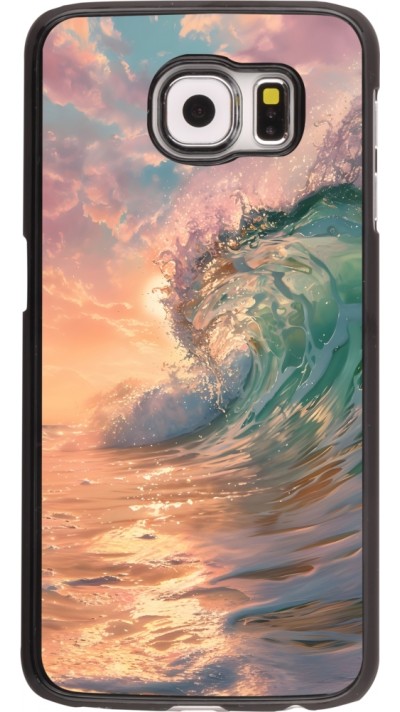 Samsung Galaxy S6 Case Hülle - Wave Sunset