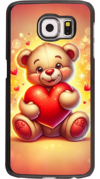 Samsung Galaxy S6 edge Case Hülle - Valentin 2024 Teddy Liebe