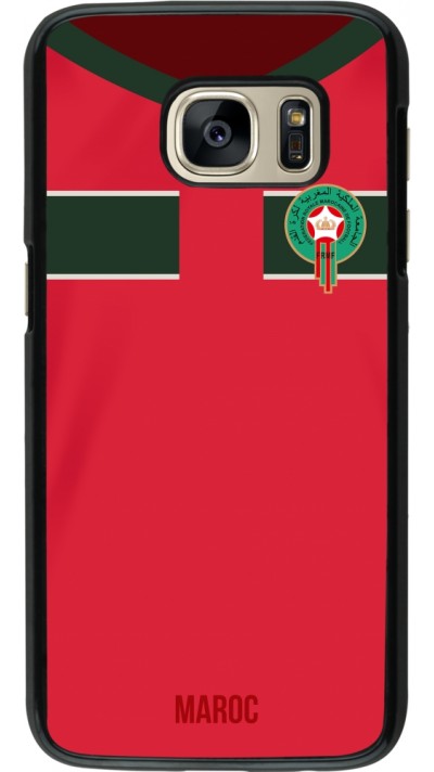 Samsung Galaxy S7 Case Hülle - Marokko 2022 personalisierbares Fussballtrikot