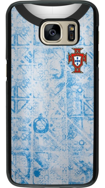 Samsung Galaxy S7 Case Hülle - Portugal Away personalisierbares Fussballtrikot