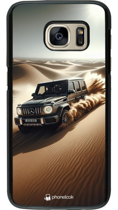 Samsung Galaxy S7 Case Hülle - Mercedes G Drift Wueste