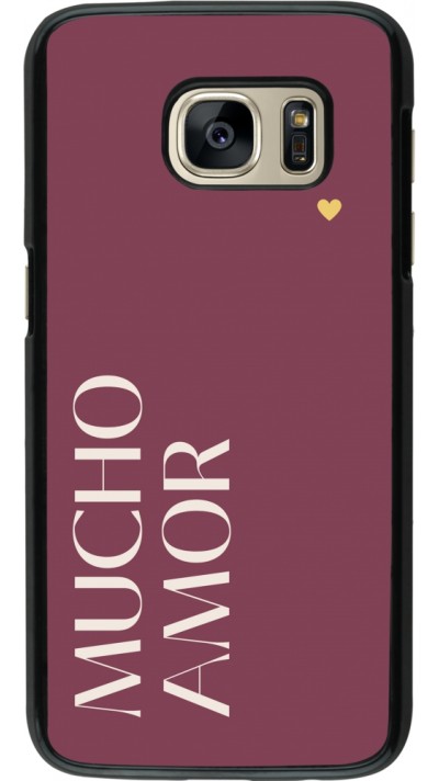 Coque Samsung Galaxy S7 - Valentine 2024 mucho amor rosado